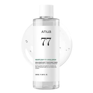 ANUA Houttuynia Cordata 77 Soothing Toner, 340ml, Large Capacity, Moisturizing, Moisturizing Lotion for Sensitive and Oily Skin, Cleansing Lotion, Skincare