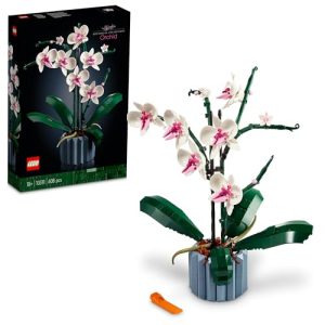 LEGO Phalaenopsis Orchid 10311 Interior Artificial Flower Bouquet Stylish Toy Block Birthday Christmas Present Gift Flower Boy Girl Adult