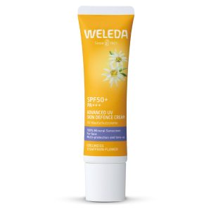 [Made in Japan] WELEDA Edelweiss UV Barrier Cream 30mL SPF50+ PA+++ Sunscreen for Face, Makeup Base, Non-Chemical, Sensitive Skin, Skincare, Naturally Derived Ingredients, Organic