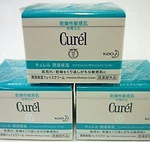 Set of 3 Kao Curel Moisturizing Face Cream (40g) for Sensitive Skin [Quasi-drug]