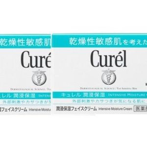 [Set Sale] Kao Curel Moisturizing Face Cream (40g) x 2 Sets Curel Cream for Sensitive Skin [Quasi-drug]