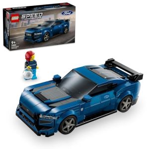 LEGO Speed Champions Ford Mustang Dark Horse Sports Car Toy, Christmas Present, Present, Blocks, Boys, Girls, Kids, Ages 8, 9, 10, 11, Elementary School Students, Car, Plastic Model, 76920