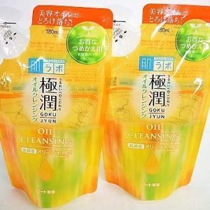 [Set of 2] Hada Labo Gokujyun Oil Cleansing Refill 180mL x 2