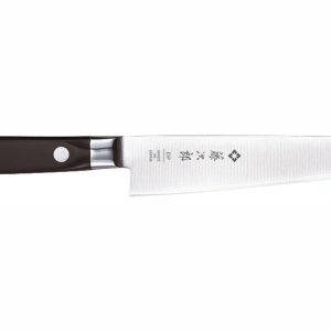 Fujijiro Bone Skimmer 150mm Japan Cobalt Alloy Steel Single-edged Special knife for peeling meat from bones Also can cut fish DP Cobalt Alloy Steel Split with ferrule F-803