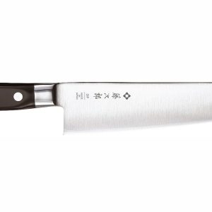 Tojiro Western Deba Knife 210mm Japan Cobalt Alloy Steel Double-edged Thick Chef's Knife for Cutting Bone-in Meat, Semi-Frozen Foods, and Crustaceans such as Crabs DP Cobalt Alloy Steel Split Knife with Ferrule F-814