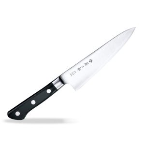 Tojiro Western Deba Knife 170mm Japan Cobalt Alloy Steel Double-edged Thick Chef's Knife for Cutting Bone-in Meat, Semi-Frozen Foods, and Crustaceans such as Crabs DP Cobalt Alloy Steel Split Knife with Ferrule F-813