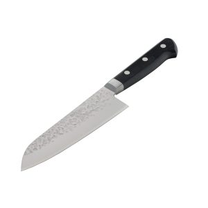 Takamura Cutlery Santoku Takamura Cutlery Manufacturing V10 Special Hammered with Ferrule 170mm