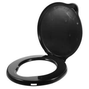 DRESSOOS Boat Toilet Seat Bucket Toilet Seat with Lid Emergency Toilet Seat Emergency Bucket Toilet Seat Adult Toilet Seat Hiking Toilet Seat Trash Can Lid Outdoor Toilet Seat Snaps on Toilet Seat Fishing Toilet Seat 5 Gallon Bucket Toilet