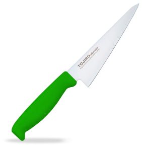 Fujitora Kogyo Tojiro Color Molybdenum Vanadium Steel Bone Skiving Knife 150mm Green F-232G