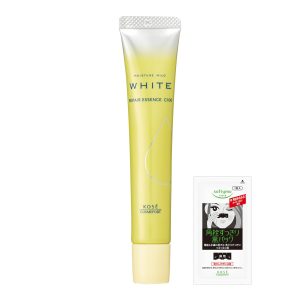 Moisture Mild White Repair Essence C100 Intensive Serum, 20mL, for Spot Treatment, Acne & Pore Care, High-Purity Vitamin C, Tranexamic Acid, and Niacinamide, Alcohol-Free Formula [Quasi-drug] + Bonus Nose Blackhead Mask (KOSE)