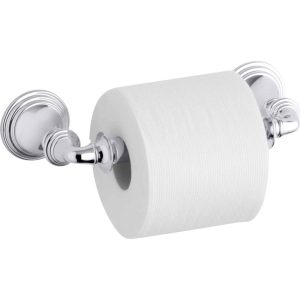 Kohler Toilet Tissue Holder, Double Post, Devonshire® K-10554-2BZ K-10554-CP 1