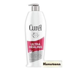 Curel Ultra Healing Lotion for Dry Skin, approx. 591ml, parallel import product + Kunutonn original logo h towel included