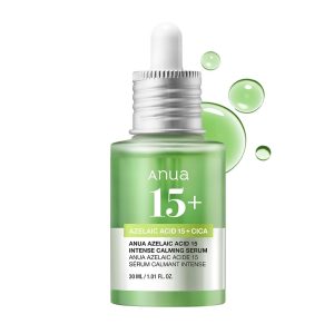 ANUA Azelaic Acid 15 Intense Calming Serum 30ml Serum Oil-moisture balance Sebum Pore care cica High-density serum azelaic serum Combination skin Oily skin Skin care Korean serum Korean cosmetics