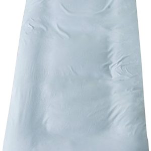 Futon cover, semi-single, light blue, 85x205cm, one-touch sheet, plain, washable, dust mite resistant, breathable, moisture wicking, fitted sheet, soft