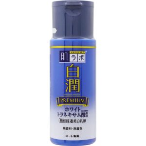 [Quasi-drug] Hada Labo Shirojun Premium Medicinal Penetrating Whitening Milk Lotion with White Tranexamic Acid and Vitamin C 140mL