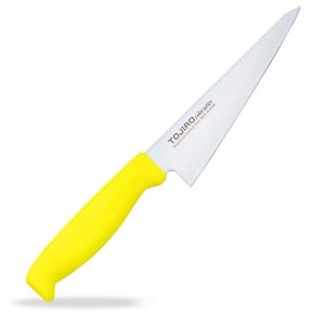 Fujitora Kogyo Tojiro Color Molybdenum Vanadium Steel Bone Skiving Knife 150mm Yellow F-142Y