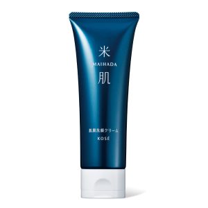 MAIHADA Skin Moisturizing Facial Cleansing Cream Dense Foam Facial Cleanser Pore Charcoal 120g Rice Power