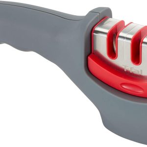 T-fal Knife Sharpener "Ingenio Sharpener" Non-slip, easy to grip, 3 levels, gray, K25805