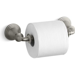 Kohler Toilet Tissue Holder, Double Post, Devonshire® K-10554-2BZ K-10554-BN 1