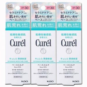 [3-Pack] Curel Intense Moisturizing Base Milk [Quasi-drug] Sunscreen SPF30 / PA+++ Liquid 30ml x 3 (4901301274335-3) (Mail Order)