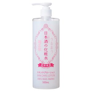 Kikumasamune Japanese Sake Lotion, Transparent Moisturizing, 500ml, Vitamin