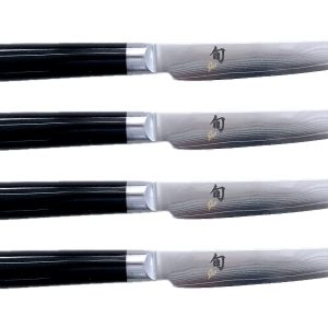 Kai Shun Classic Steak Knife, Set of 4, Made in Japan, Stainless Steel, Table Knife, Professional Grade, Gift, KAI Shun DM0914