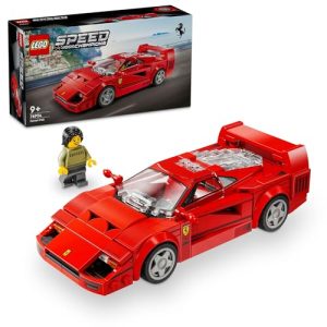 LEGO Speed Champion Ferrari F40 Supercar Toy, Christmas Present, Present, Blocks, Boys, Girls, Kids, Ages 8, 9, 10, 11, Elementary School Students, Educational, Popular, Car, Ferrari, 76934