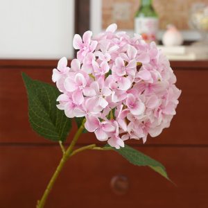 siawadeky Hydrangea Artificial Flowers Set of 3 Silk Flowers Summer Hydrangea Early Summer Never-fading Flowers Romantic Art Flowers Photo Background Photography Props Artificial Flowers Gifts Celebration Bouquet (Pink Set of 3)