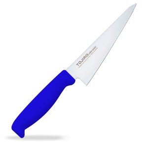 Fujitora Kogyo Tojiro Color Molybdenum Vanadium Steel Bone Skiving Knife 150mm Blue F-182BL