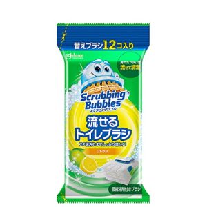 Scrubbing Bubbles Toilet Cleaning Flushable Toilet Brush, Citrus Scent, 12 Replacements, Toilet Cleaner, Bulk Purchase, Disposable