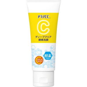 Melano CC Deep Clear Enzyme Face Wash 130g Enzyme x Vitamin C Face Wash Pore Care