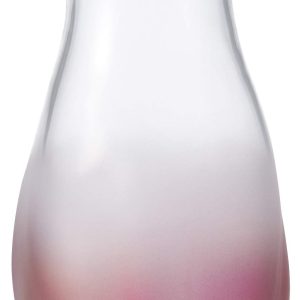 Aderia (ADERIA) Vase Glass Vase Hand-kneaded Mini Flower Vase Pink [Diameter approx. 7.7 x Height 12.9 cm] Made in Japan 9572