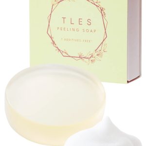 Peeling soap, face wash, mild [for smooth, glowing skin] 90% natural ingredients, hydroquinone, niacinamide, keratin, dark spots, dullness, lactic acid AHA 3.5%, glycolic acid AHA 1.5% TLES