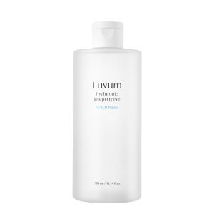 Luvum Witch Hazel Hyaluronic Acid Weakly Acidic Toner (300ml) Lotion Highly Moisturizing Dry Skin Korean Skincare Korean Cosmetics Highly Formulated Essence Moisture Charge Contains Low Molecular Weight Hyaluronic Acid Calming Care pH 5.5-6.5 Weakly Acidic Strengthens Skin Barrier Suitable for Sensitive Skin Long-lasting Moisturizing