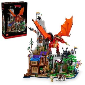 LEGO Ideas Dungeons & Dragons: Legend of the Red Dragon Toys Christmas Gifts Presents Blocks Boys Girls Girlfriend Boyfriend Interior Decoration Goods 21348