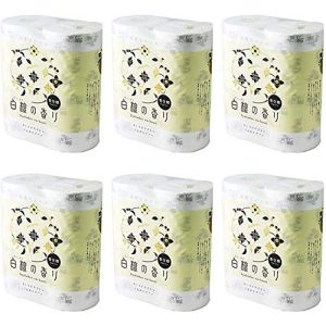 Shikoku Tokushi Toilet Paper Sandalwood Scent 4 Rolls x 6 Packs