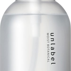 Unlabel Micellar Cleansing Water, Moist, Botanical, Sensitive Skin, Additive-Free, Organic, Makeup Remover, No Double Face Wash Required, 500ml, Made in Japan, Skin Care