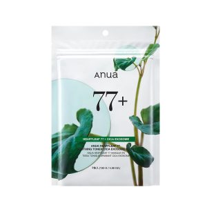 ANUA Houttuynia 77 Soothing Toner Cica Exosome Mask Pack (7 sheets) Face pack for moist and radiant skin, moisturizing, sensitive skin, oily combination skin, heartleaf77 soothing cica mask, daily pack, face mask, Korean pack, Korean cosmetics, skin care