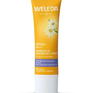 WELEDA Edelweiss UV Barrier Cream 60mL SPF50+ PA+++ Sunscreen for face Makeup base Non-chemical Sensitive skin Skin care Large capacity Natural ingredients Organic