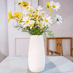 Vase Flower Vase White Ceramic Pottery Flower Vase Scandinavian Japanese Vase Flower Pot Flower Vase White Scandinavian Pottery Antique Style Large