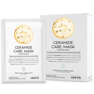 OOTD Retinol + Hyaluronic Acid Serum Korean Sheet Mask Gift Pack Beauty Mask EVE Vegan Certified K-Beauty Face & Skincare (10 Count Ceramide Care Mask)