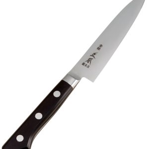 Masamoto Sohonten Premium Carbon Steel Petty Knife 12cm Blade: Carbon Steel, Handle: Rosewood Japan CT6312