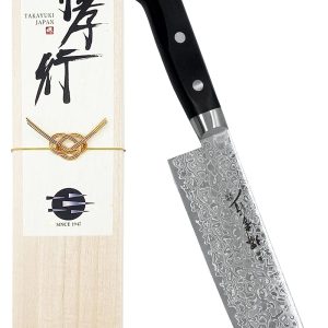 Sakai Takayuki [A knife brand used by professional chefs] Damascus vegetable knife 160mm 45 layers AUS10 mirror finish Made in Japan Aoki Cutlery Manufacturing (Model number k16002)