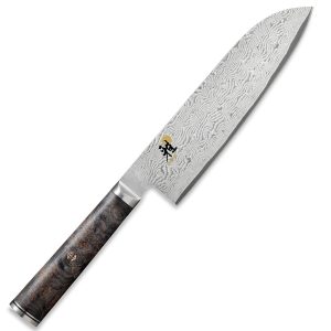 MIYABI "5000MCD67 Santoku Knife 180mm Made in Japan" Damascus Knife Santoku Knife Multi-layer Steel Made in Seki City, Gifu Prefecture [Official Japanese Product] 34404-181