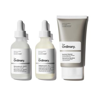 The Ordinary Golden Pair Limited Edition Set (Popular Cleanser 50mL Set) Serum Skincare with Niacinamide, Zinc, Hyaluronic Acid, and Ceramides for Pore Brightening, Dullness, Dryness, Moisturizing, Anti-Aging, Fine Lines, Roughness, Sensitive Skin, and Dry Skin. Moisturizing, Firming, and Glowing. Perfect as a Gift.