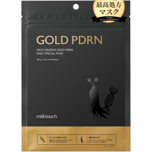 Milk Touch Gold PDRN Daily Special Mask 7 Sheets Face Pack Facial Pack Firmness Aging Skin Care Large Capacity Korean Cosmetics