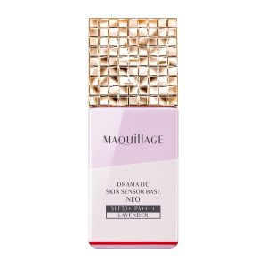 MAQUILLAGE Dramatic Skin Sensor Base NEO Lavender 25mL SPF50+ PA++++ | Makeup Base | Liquid | Fragrance-Free | Long-Lasting Makeup, Shine-Reducing, UV Protection, Pore Correction, Tone-Up | Shiseido