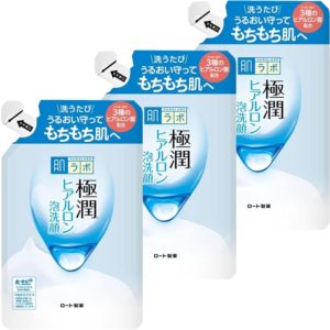 [Bulk Purchase] Set of 3 Hada Labo Gokujun Foam Facial Cleanser with Hyaluronic Acid, Refill, 140ml