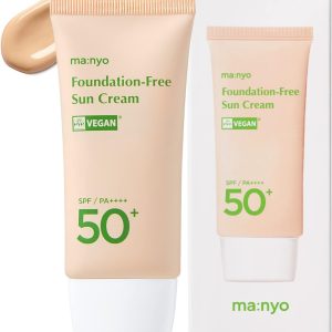 Manyo Factory Foundation Free Sun Cream SPF50+ PA++++ 50ml Sunscreen Makeup Base Tone Up Cream ma:nyo Manyo Foundation Free Sun Cream Manyo Factory