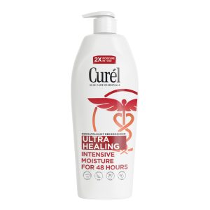 Curel Ultra Healing 24-hour fragrance-free moisturizing lotion for extremely dry skin 384ml (parallel import)